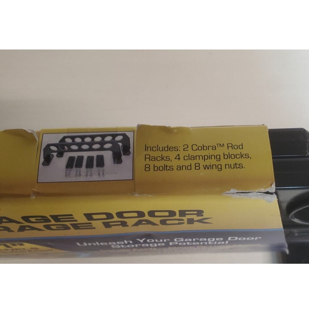 Cobra Garage Door Storage Rack, NEVER USED - Picture 5 of 5
